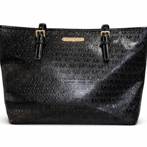 Michael Kors Black Monogram Tote